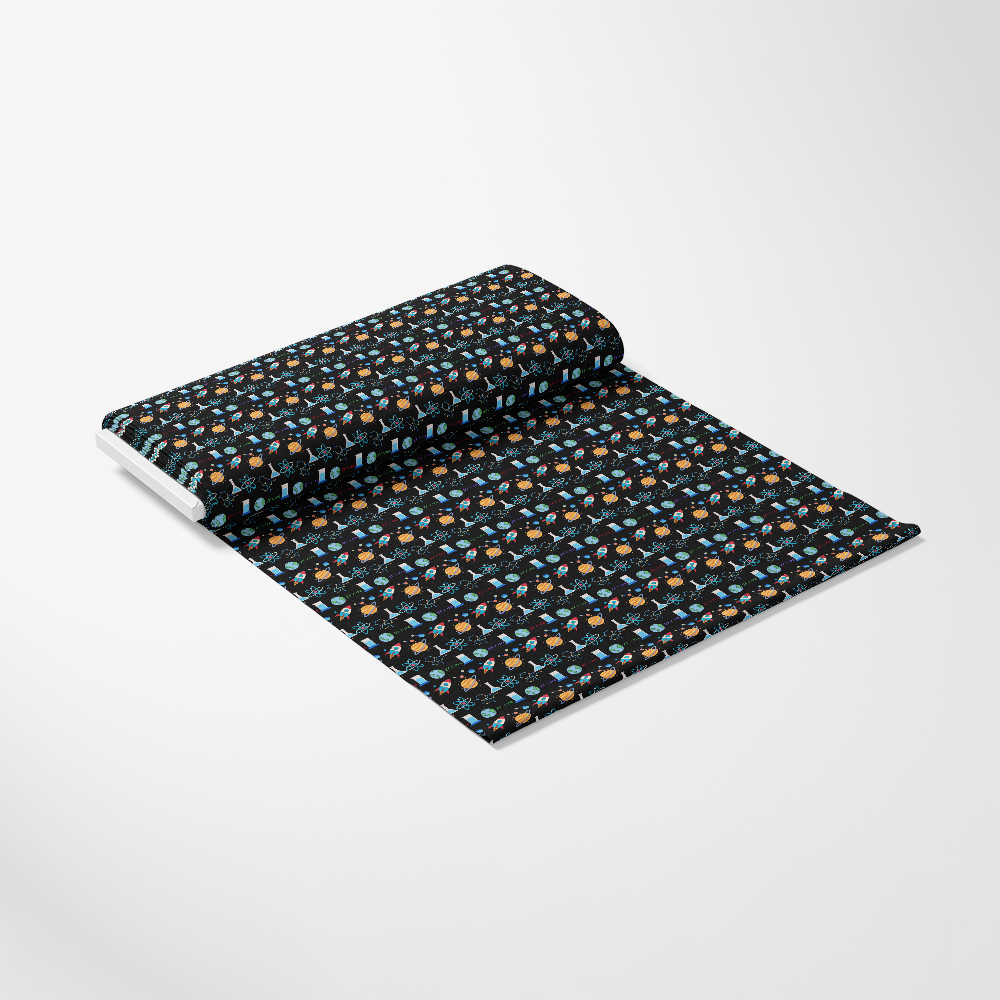 Back To School Elements Pattern 3 Quilting Cotton Fabric