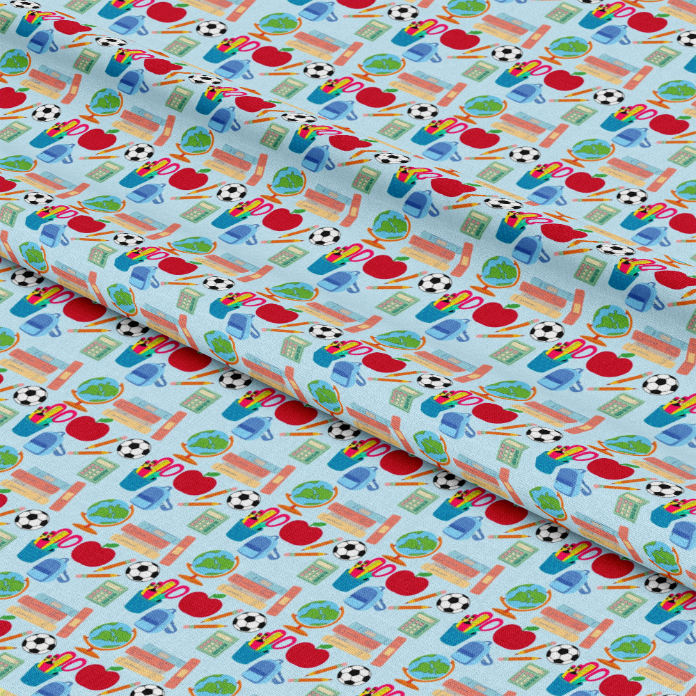 Back To School Elements Pattern 4 Quilting Cotton Fabric