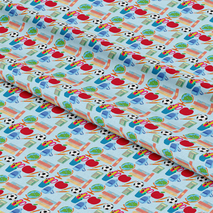 Back To School Elements Pattern 4 Quilting Cotton Fabric