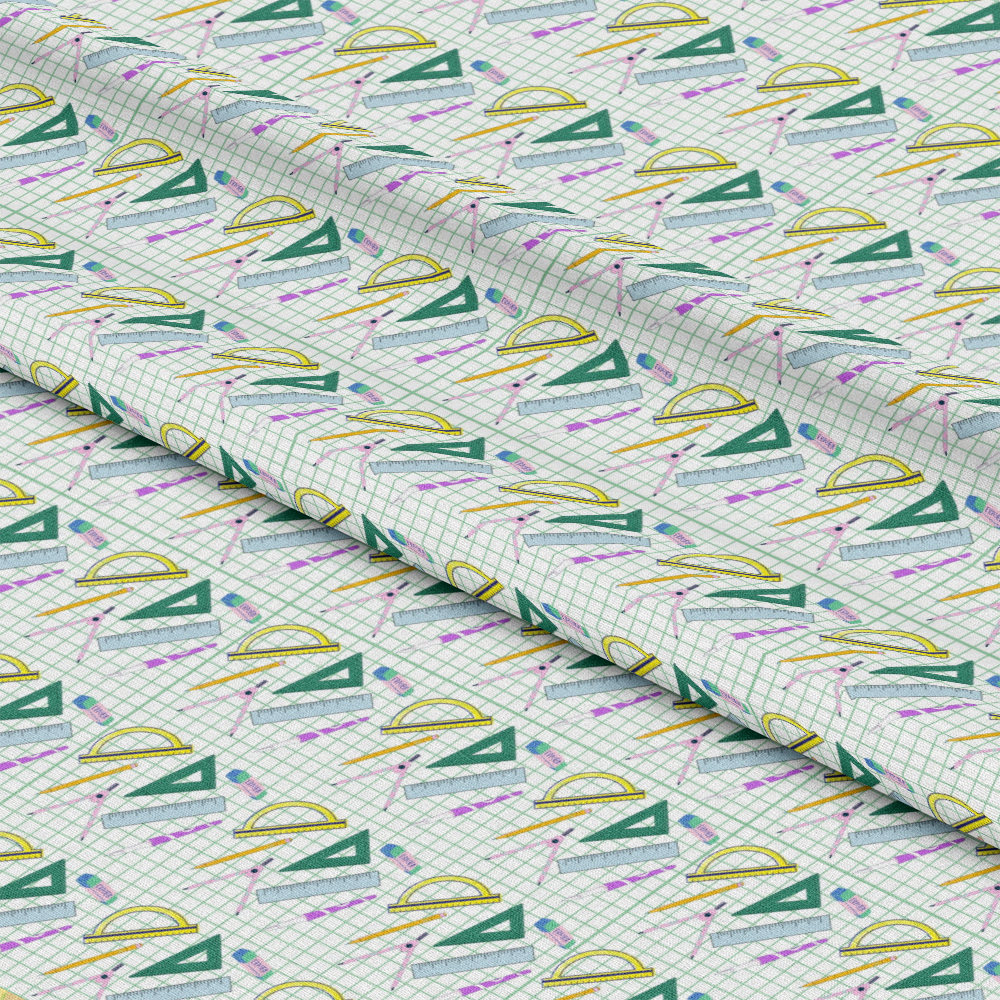 Back To School Elements Pattern 5 Quilting Cotton Fabric