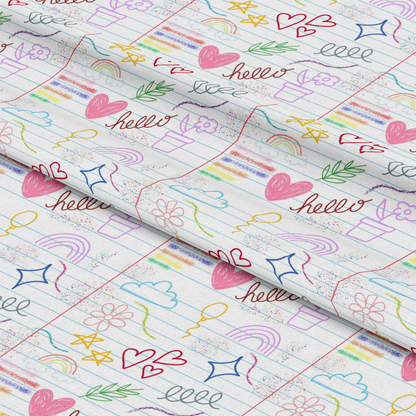 Back To School Elements Pattern 6 Quilting Cotton Fabric