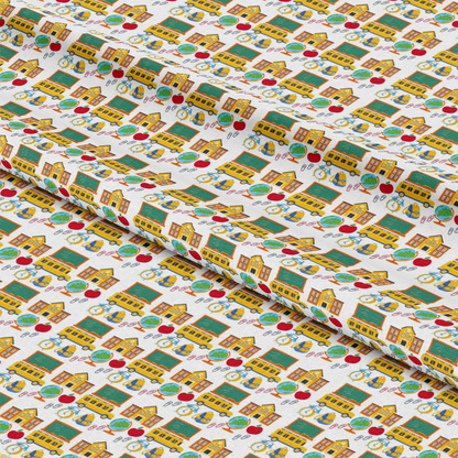 Back To School Elements Pattern 9 Quilting Cotton Fabric