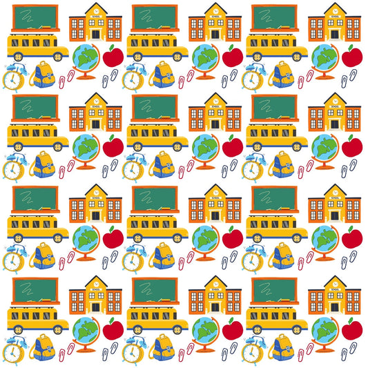 Back To School Elements Pattern 9 Quilting Cotton Fabric