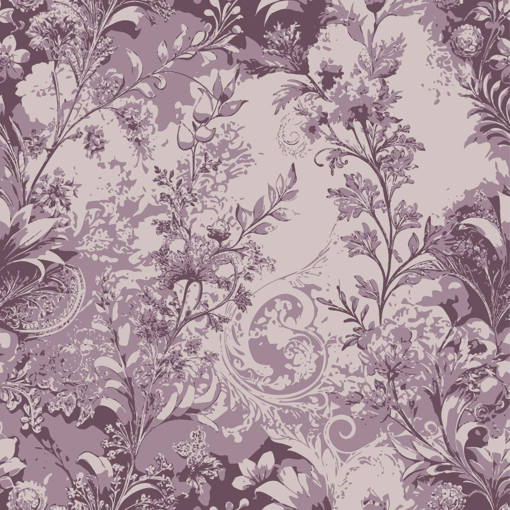 Rococo Blooms Pattern 167 Minky Fabric