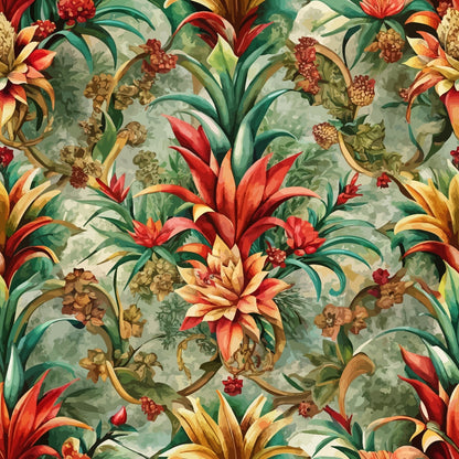 Rococo Blooms Pattern 159 Minky Fabric