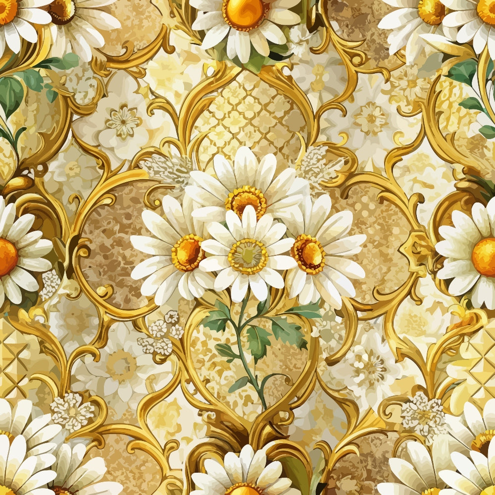 Rococo Blooms Pattern 145 Minky Fabric