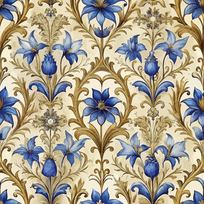 Rococo Blooms Pattern 119 Minky Fabric