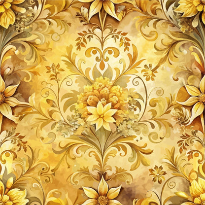 Rococo Blooms Pattern 117 Minky Fabric