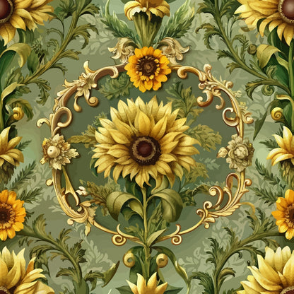 Rococo Blooms Pattern 110 Minky Fabric