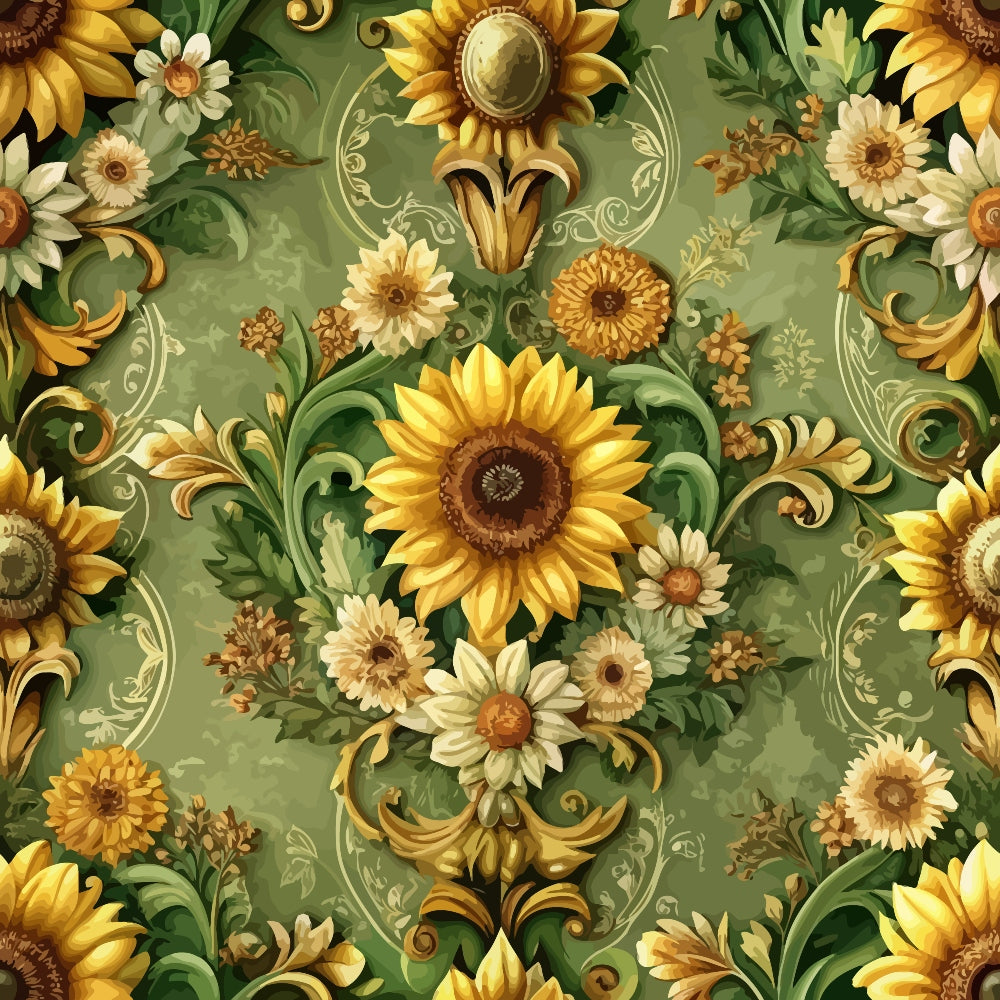 Rococo Blooms Pattern 108 Minky Fabric
