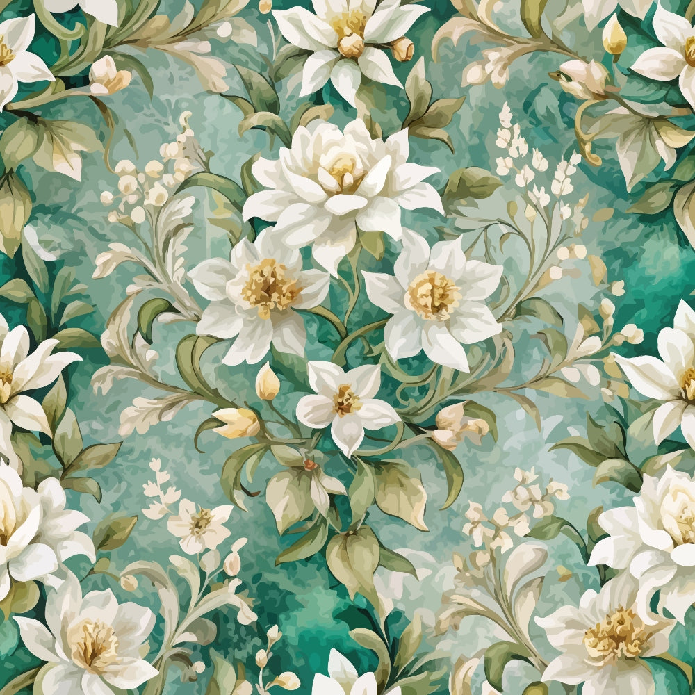 Rococo Blooms Pattern 102 Minky Fabric