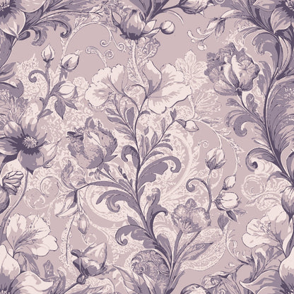 Rococo Blooms Pattern 233 Minky Fabric
