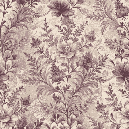Rococo Blooms Pattern 202 Minky Fabric