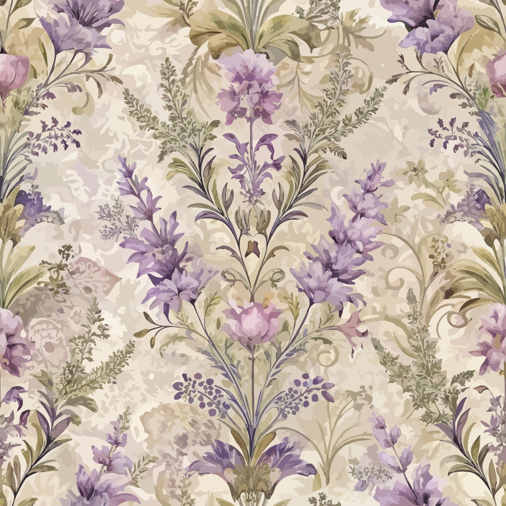 Rococo Blooms Pattern 206 Minky Fabric