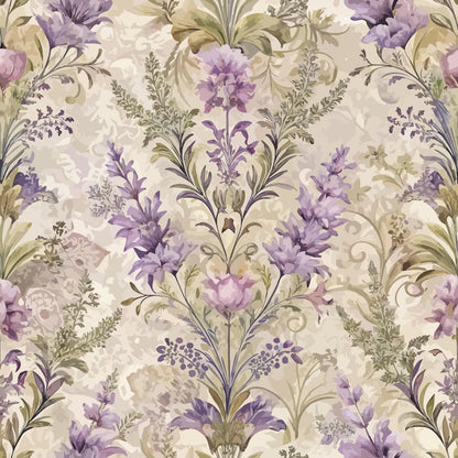 Rococo Blooms Pattern 206 Minky Fabric