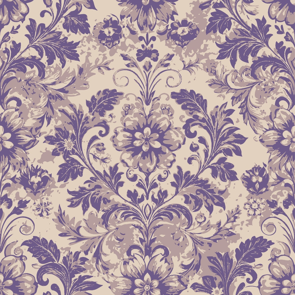 Rococo Blooms Pattern 219 Minky Fabric