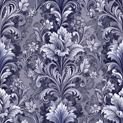 Rococo Blooms Pattern 221 Minky Fabric