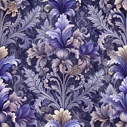Rococo Blooms Pattern 223 Minky Fabric