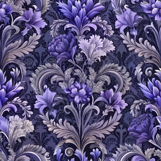 Baroque Florals Pattern 224 Quilting Cotton Fabric