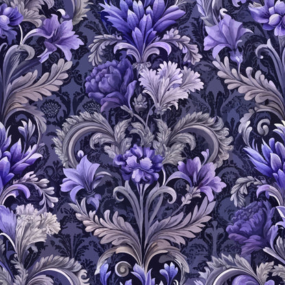 Rococo Blooms Pattern 224 Minky Fabric
