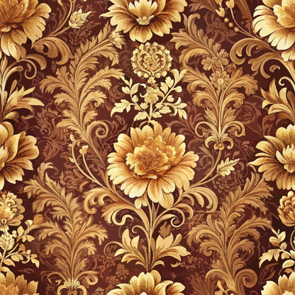 Rococo Blooms Pattern 226 Minky Fabric