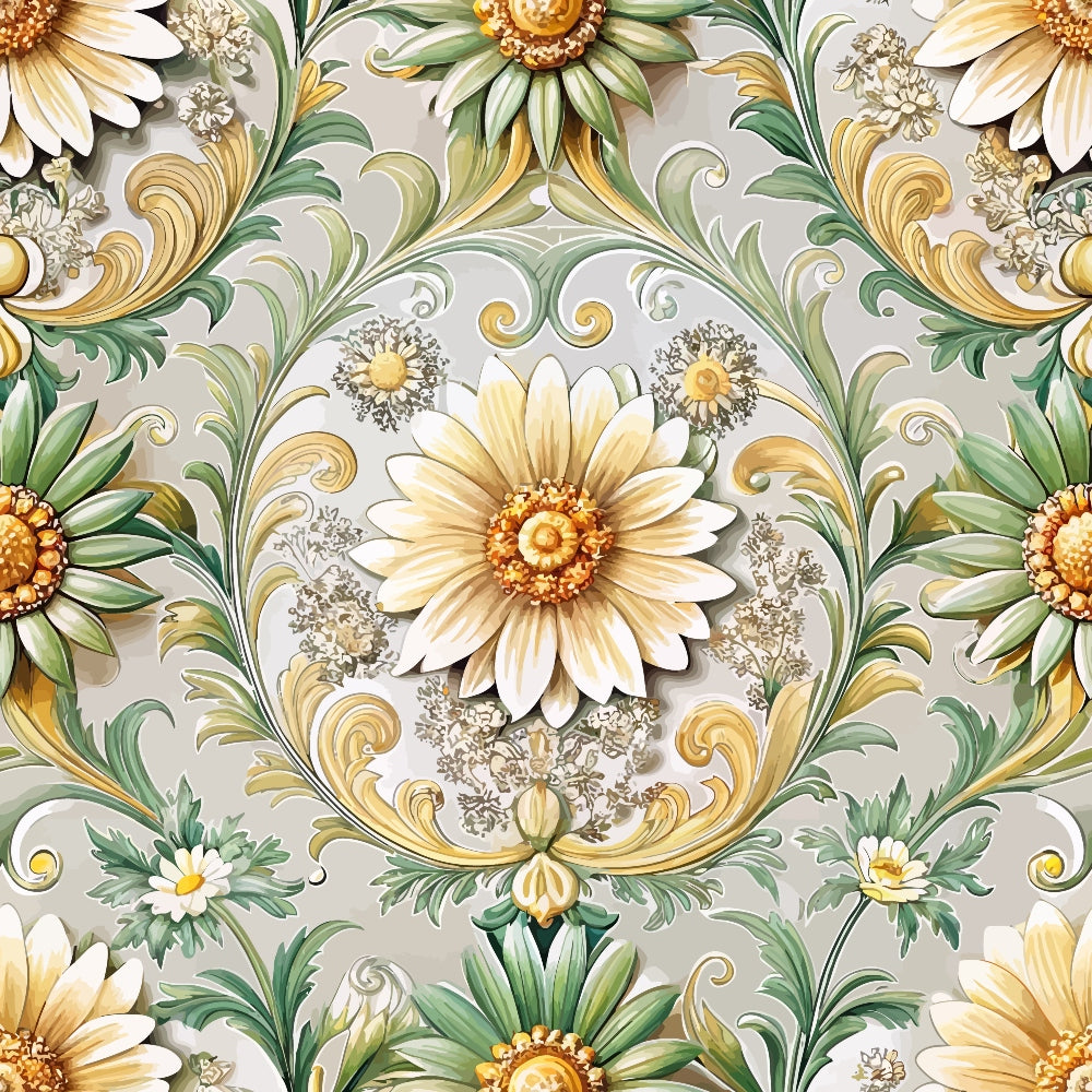 Rococo Blooms Pattern 48 Minky Fabric