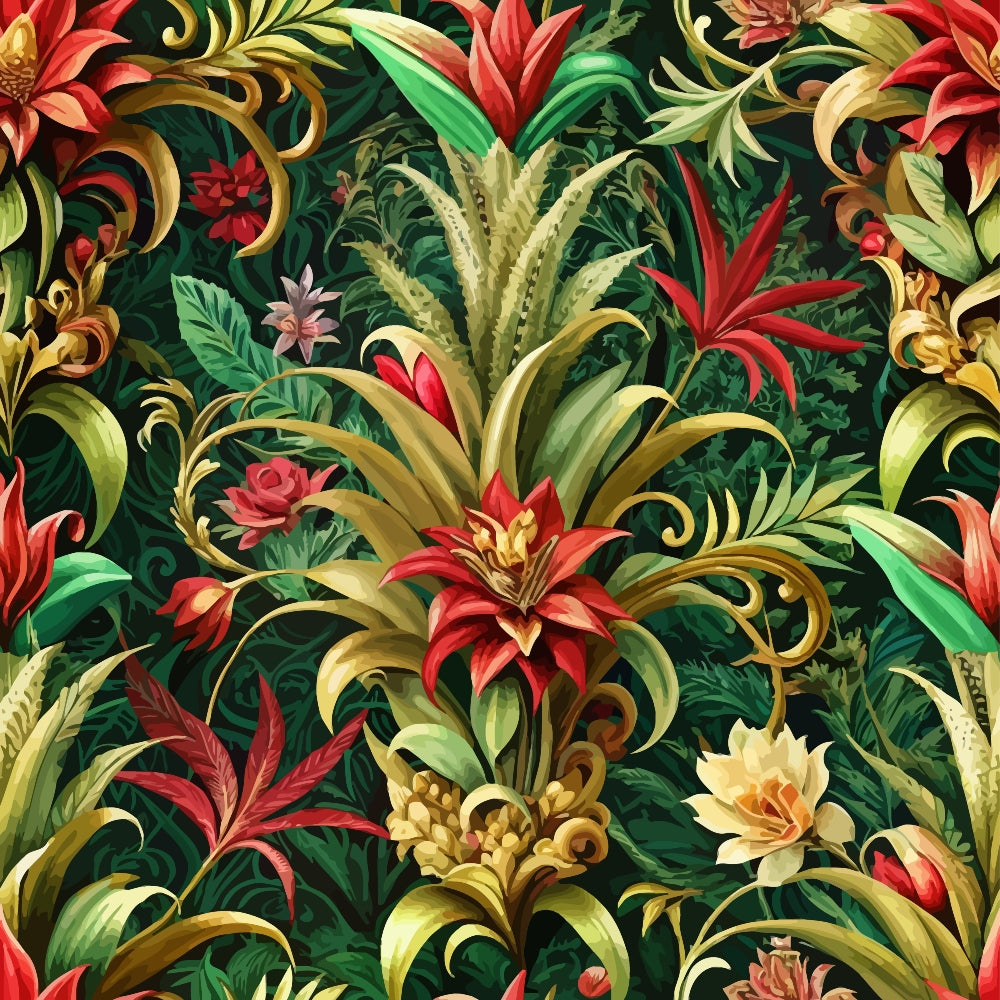 Rococo Blooms Pattern 54 Minky Fabric