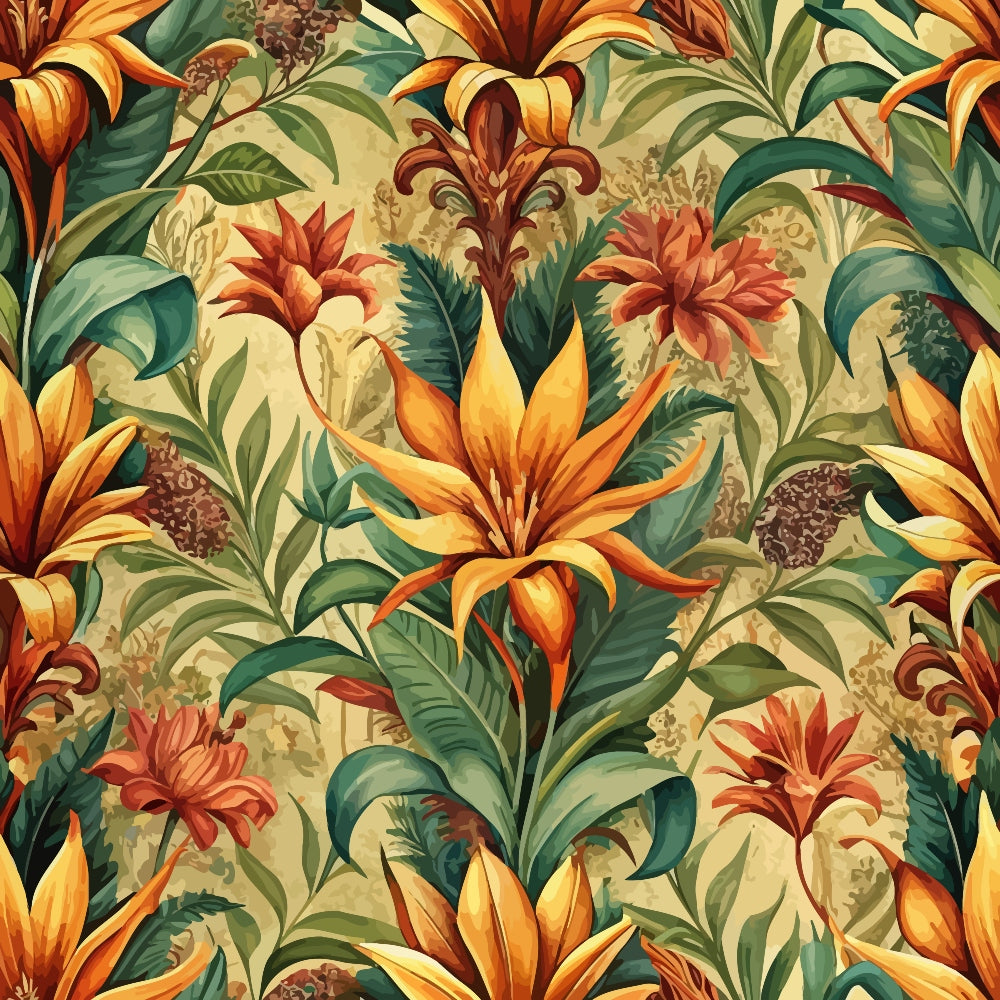 Rococo Blooms Pattern 75 Minky Fabric