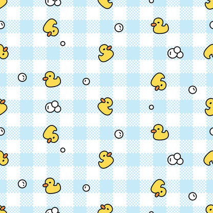 Bathtime Gingham Quilting Cotton Fabric