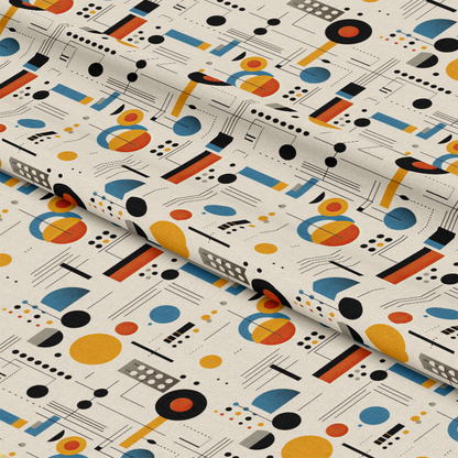 Bauhaus Art Pattern 11 Quilting Cotton Fabric
