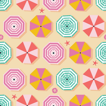 Sandy Shores Pattern 2 Minky Fabric