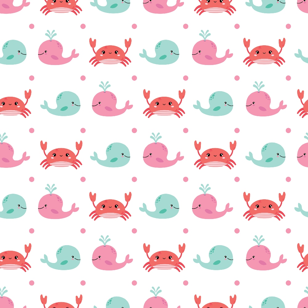 Sandy Shores Pattern 8 Minky Fabric