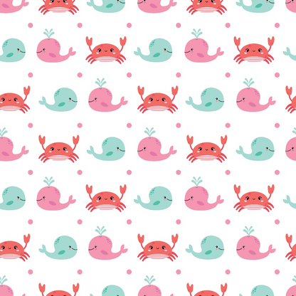 Sandy Shores Pattern 8 Minky Fabric