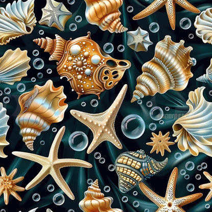 Ocean Jewels Pattern 11 Minky Fabric