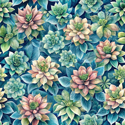 Verdant Blooms Pattern 12 Minky Fabric