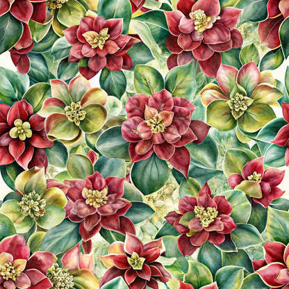 Verdant Blooms Pattern 16 Minky Fabric