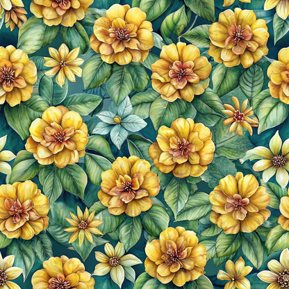 Verdant Blooms Pattern 17 Minky Fabric