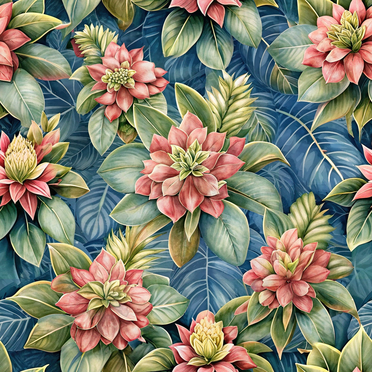 Verdant Blooms Pattern 2 Minky Fabric