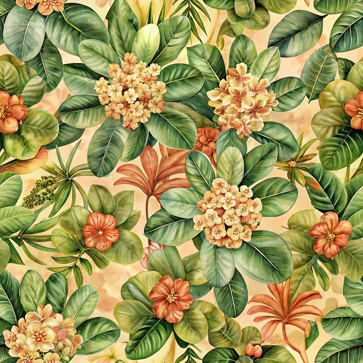 Verdant Blooms Pattern 9 Minky Fabric