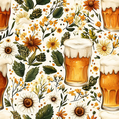 Brewery Blooms Pattern 11 Minky Fabric