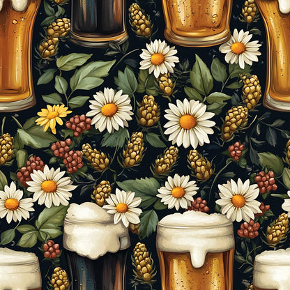 Brewery Blooms Pattern 14 Minky Fabric
