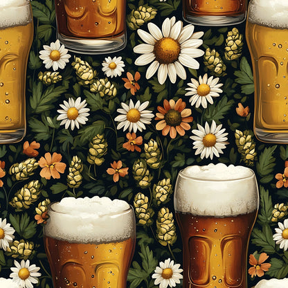 Brewery Blooms Pattern 20 Minky Fabric
