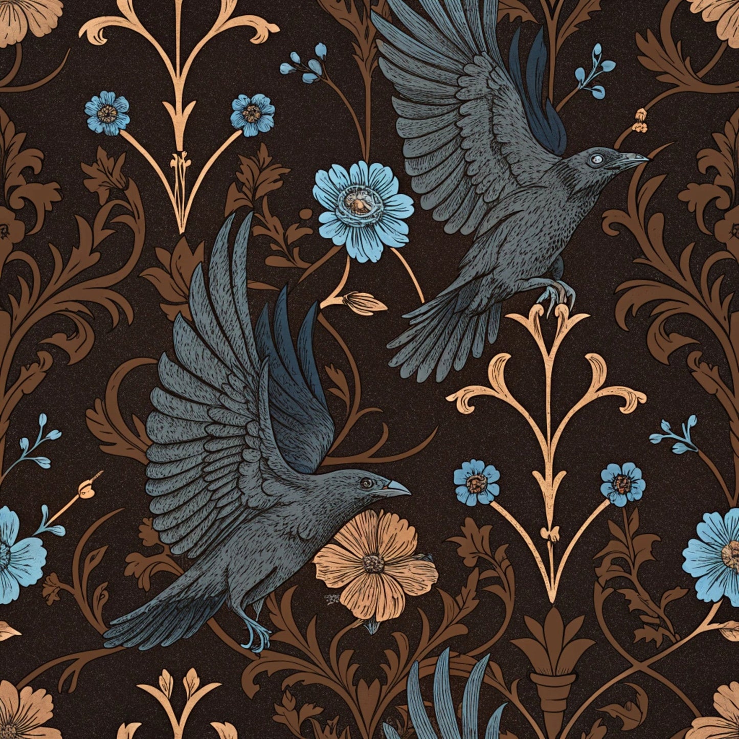 Birds of Prey Pattern 12 Quilting Cotton Fabric
