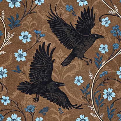 Gilded Falcons Pattern 25 Minky Fabric