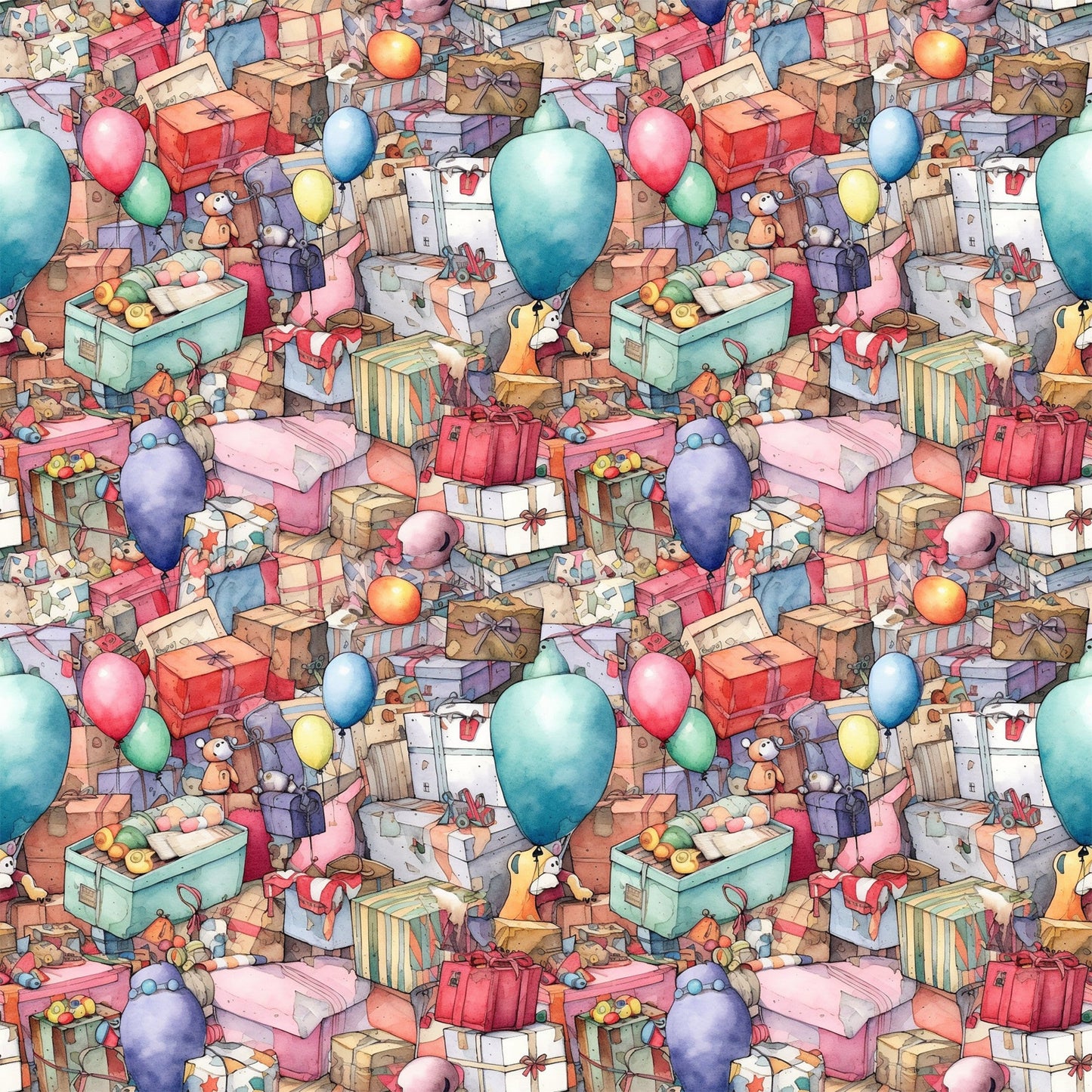 Birthday Bash Pattern 12 Quilting Cotton Fabric
