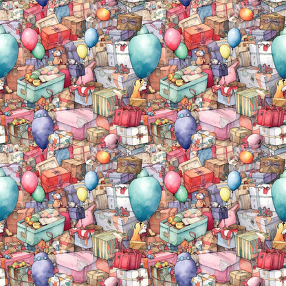 Balloon Jubilee Pattern 12 Minky Fabric
