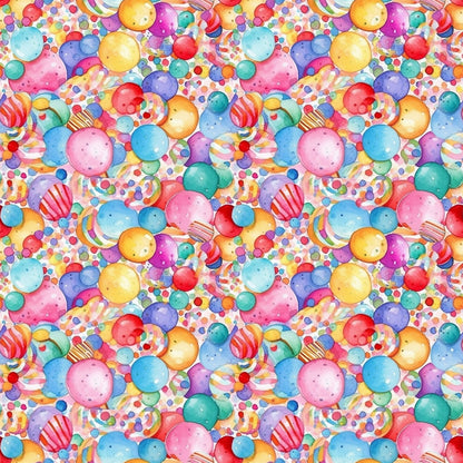 Balloon Jubilee Pattern 6 Minky Fabric