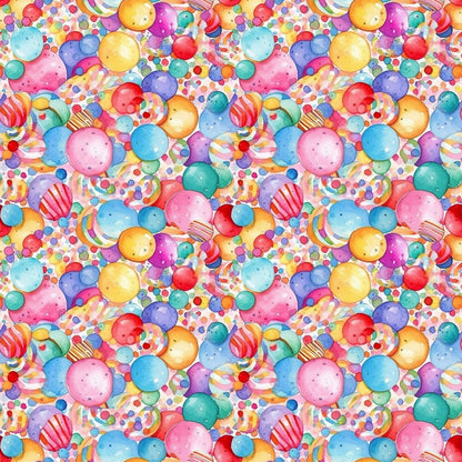Birthday Bash Pattern 6 Quilting Cotton Fabric