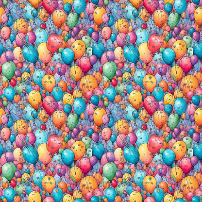Balloon Jubilee Pattern 7 Minky Fabric