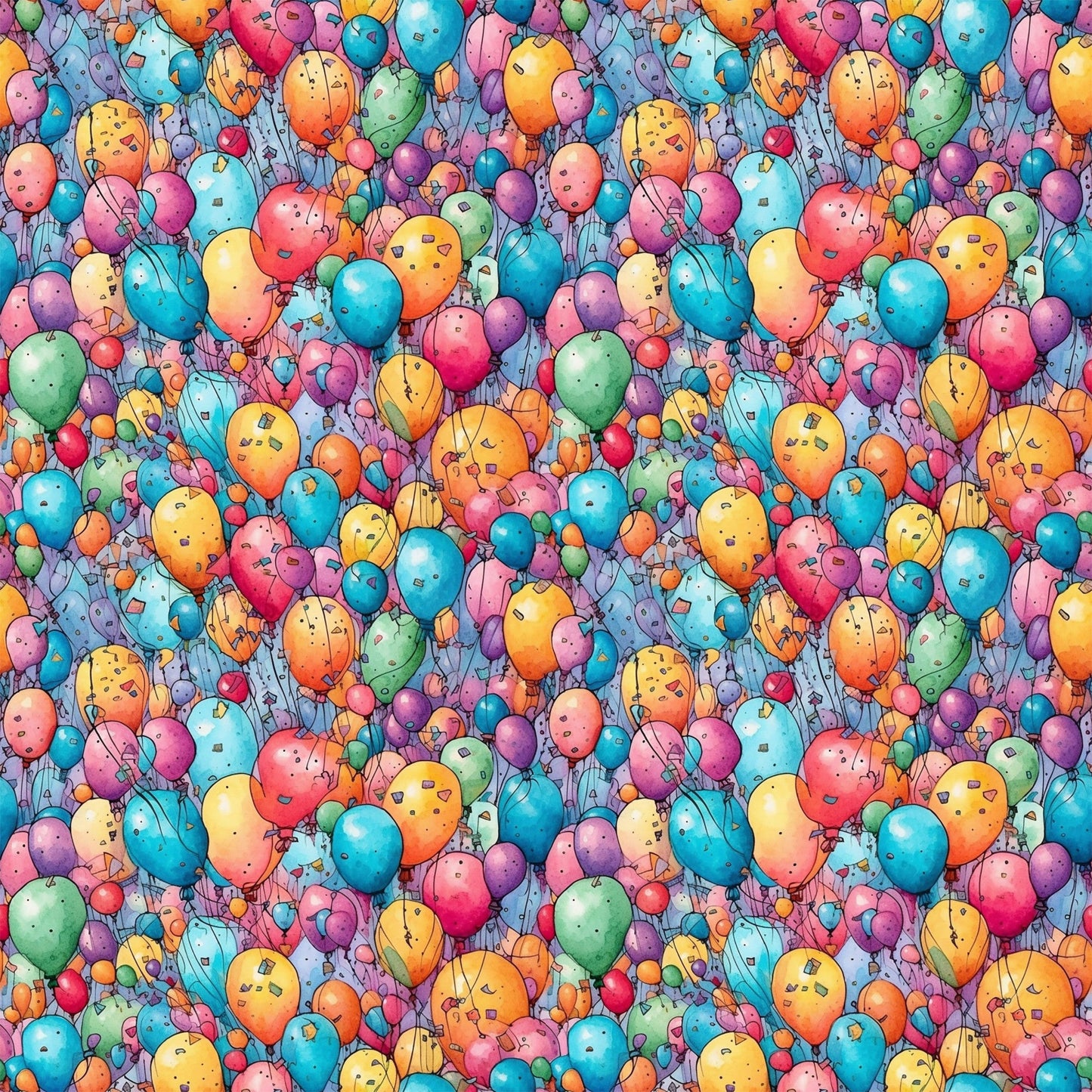 Birthday Bash Pattern 7 Quilting Cotton Fabric